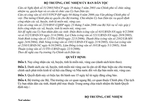 Quyết định 172/2006/QĐ-UBDT công nhận xã, huyện, tỉnh là miền núi, vùng cao