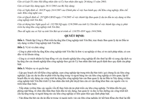 Quyết định 317/QĐ-UBND năm 2006 thành lập Công ty Phát triển hạ tầng