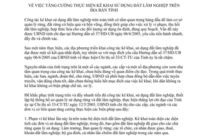 Chỉ thị 14/2006/CT-UBND kê khai sử dụng đất lâm nghiệp tỉnh Bình Phước