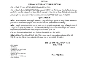 Quyết định 2462/2006/QĐ-UBND Quy chế đấu giá quyền sử dụng đất Hải Dương