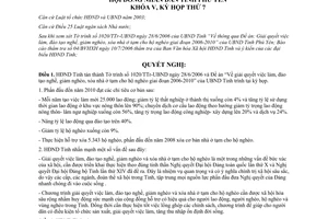 Nghị quyết 65/2006/NQ-HĐND giải quyết việc làm đào tạo nghề giảm nghèo xoá nhà ở tạm Phú Yên