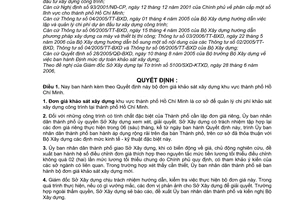 Quyết định 103/2006/QĐ-UBND  bộ đơn giá khảo sát xây dựng thành phố Hồ Chí Minh bổ sung phụ lục