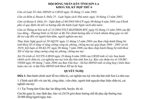 Nghị quyết 109/2006/NQ-HĐND chính sách hỗ trợ chữa trị cai nghiện ma tuý