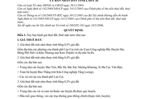 Quyết định 61/2006/QĐ-UBND  giá thuê đất, thuê mặt nước