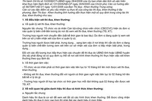 Hướng dẫn 303/TĐKT-NV thực hiện quy định công tác thi đua, khen thưởng