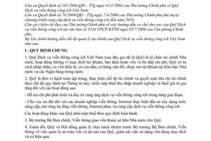 Thông tư 67/2006/TT-BTC hướng dẫn thực hiện chế độ quản lý tài chính Quỹ Dịch vụ viễn thông công ích Việt Nam