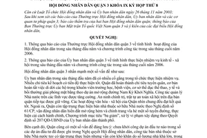 Nghị quyết 07/2006/NQ-HĐND thực hiện nhiệm vụ, chỉ tiêu kinh tế - xã hội 6 tháng cuối năm 2006