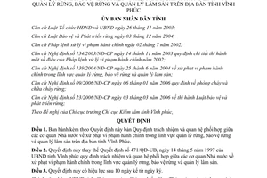 Quyết định 49/2006/QĐ-UBND Phối hợp trong xử phạt vi phạm hành chính
