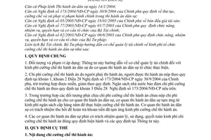 Thông tư liên tịch 68/2006/TTLT-BTC-BTP  hướng dẫn cơ chế quản lý tài chính kinh phí tổ chức cưỡng chế thi hành án dân sự
