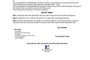 Quyết định 25/2006/QĐ-BTM Quy chế sử dụng chữ ký số Bộ Thương mại