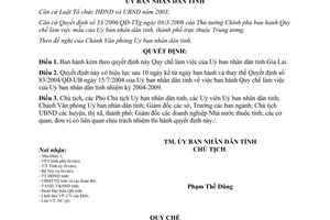 Quyết định 55/2006/QĐ-UBND Quy chế làm việc của ủy ban nhân dân Gia Lai