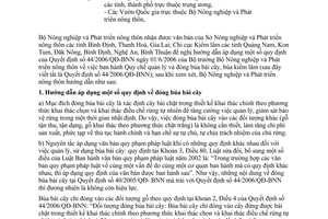 Công văn 2017/BNN-KL hướng dẫn Quyết định 44/2006/QĐ-BNN  Quy chế quản lý đóng búa bài cây, búa kiểm lâm