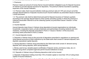 Official Dispatch No. 397/CV-BHTG8 2006 guidelines for determination and payment of premiums