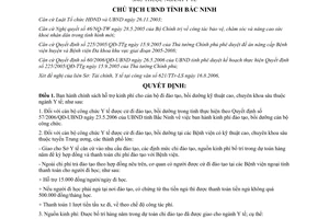 Quyết định 1153/QĐ-UBND năm 2006 hỗ trợ kinh phí cán bộ bồi dưỡng kỹ thuật cao y tế Bắc Ninh