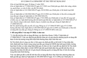 Thông tư 70/2006/TT-BTC thu tiền sử dụng đất hướng dẫn sửa đổi 117/2004/TT-BTC