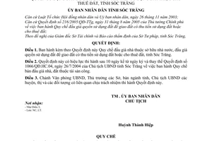Quyết định 37/2006/QĐ-UBND Quy chế đấu giá nhà thuộc sở hữu nhà nước