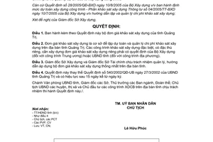 Quyết định 65/2006/QĐ-UBND đơn giá khảo sát xây dựng