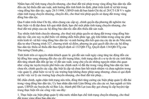 Chỉ thị 09/2006/CT-UBND tăng cường quản lý đất đai vùng đồng bào dân tộc Lâm Đồng