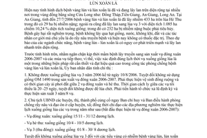 Chỉ thị 14/2006/CT-UBND tăng cường biện pháp cấp bách phòng chống bệnh vàng lùn lùn xoắn lá