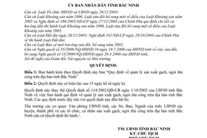 Quyết định 97/2006/QĐ-UBND quản lý sản xuất gạch, ngói thủ công