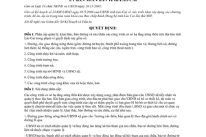 Quyết định 74/2006/QĐ-UBND về quản lý khai thác bảo dưỡng và sửa chữa công trình