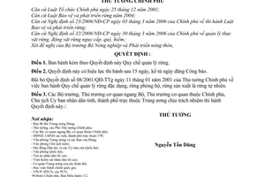 Quyết định 186/2006/QĐ-TTg  Quy chế quản lý rừng