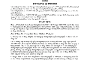 Quyết định 2746/2006/QĐ-BTC thu tiền sử dụng đất đính chính Thông tư 70/2006/TT-BTC