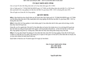 Quyết định 1849/2006/QĐ-UBND thực hiện 79/2006/NQ-HĐND phát triển công nghiệp Bến Tre 2006 2010