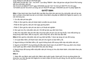 Quyết định 77/2006/QĐ-UBND đơn giá mức thu một phần viện phí tại các dịch vụ khám chữa bệnh tại các cơ sở khám chữa bệnh công lập