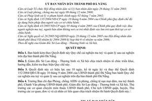 Quyết định 70/2006/QĐ-UBND Quy chế cai nghiện ma tuý quản lý sau cai