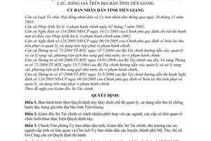 Quyết định 43/2006/QĐ-UBND chế độ quản lý, sử dụng tiền thu từ chống buôn lậu, hàng giả tỉnh Tiền Giang