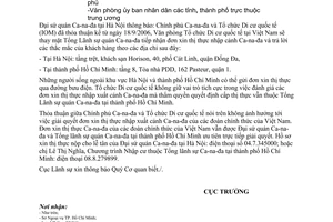 Công văn 1579/LS-XNC thủ tục xin thị thực nhập xuất cảnh Ca-na-đa