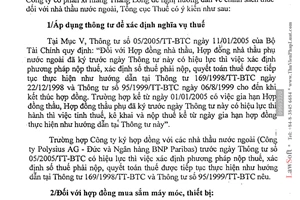 Công văn 3521/TCT-PCCS chính sách thuế nhà thầu nước ngoài