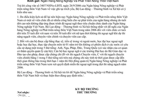 Công văn 3390/LĐTBXH-TL tổ chức thi nâng ngạch