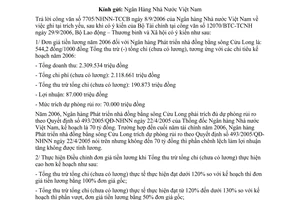 Công văn 3400/LĐTBXH-TL tiền lương năm 2006 Ngân hàng Phát triển nhà ĐBSCL
