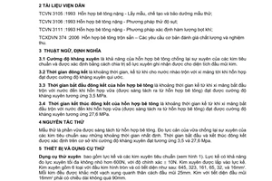 Tiêu chuẩn xây dựng Việt Nam TCXDVN 376: 2006 về hỗn hợp bê tông nặng –phương pháp xác định thời gian đông kết do Bộ Xây dựng ban hành