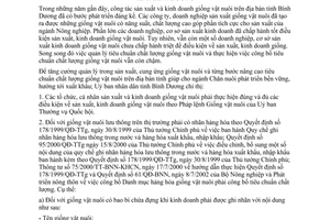 Chỉ thị 28/2006/CT-UBND tăng cường quản lý giống vật nuôi Bình Dương