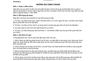 Nghị định 90/2006/NĐ-CP hướng dẫn Luật Nhà ở