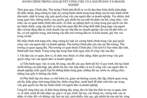 Chỉ thị 32/2006/CT-TTg biện pháp cần làm chấn chỉnh kỷ luật kỷ cương hành chính giải quyết công việc người dân doanh nghiệp