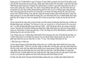 Chỉ thị 33/2006/CT-TTg chống tiêu cực khắc phục bệnh thành tích giáo dục
