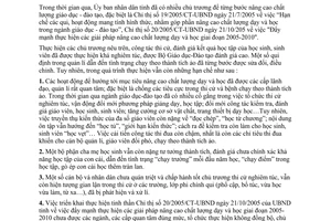 Chỉ thị 16/2006/CT-UBND nói không tiêu cực thi cử  bệnh thành tích tỉnh An Giang