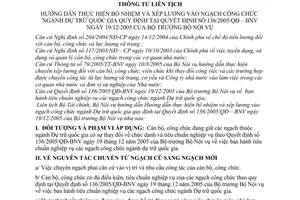 Thông tư liên tịch 84/2006/TTLT-BTC-BNV hướng dẫn bổ nhiệm xếp lương vào ngạch công chức ngành Dự trữ quốc gia quy định  tại QĐ 136/2005/QĐ – BNV