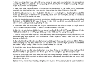 Thông tư liên tịch 02/2006/TTLT-BNV-BTC hướng dẫn thực hiện mức lương tối thiểu chung từ ngày 1/10/2006
