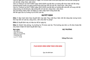 Quyết định 2105/2006/QĐ-BTP Quy chế chế độ nâng bậc lương trước thời hạn cán bộ, công chức, viên chức Bộ Tư pháp