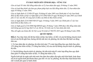 Quyết định 2841/2006/QĐ-UBND chế độ bảo hiểm đối với cán bộ không chuyên trách