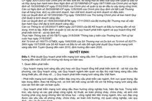 Quyết định 70/2006/QĐ-UBND phê duyệt Quy hoạch phát triển mạng lưới xăng dầu