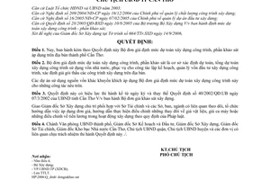 Quyết định 2144/QĐ-UBND  Bộ đơn giá định mức dự toán xây dựng công trình