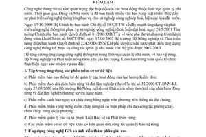 Chỉ thị 88/2006/CT-BNN tăng cường ứng dụng công nghệ thông tin lực lượng Kiểm lâm