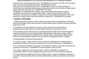 Circular No.11/2006/TT-BTM of September 28,2006 guiding the implementation of Th