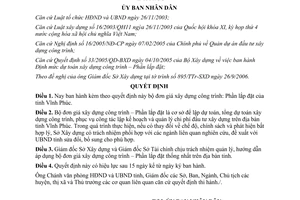 Quyết định 72c/2006/QĐ-UBND đơn giá xây dựng công trình phần lắp đặt tỉnh